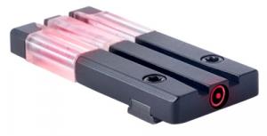 Meprolight USA 631303408 FT Bullseye Rear Sight Red Tritium FO/Black Frame Fits Remington R1, Dovetail Mount - 991