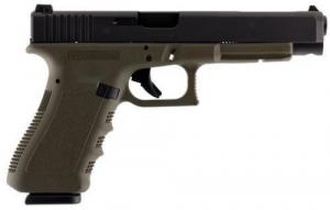 Glock G34 Double 9mm Luger 5.3 17+1 OD Green Grip Black