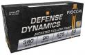 Fiocchi Shooting Dynamics Jacketed Hollow Point 380 ACP Ammo 50 Round Box