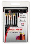 T/C Accessories 17008242 Shock Wave Controlled Expansion 50 Cal Spire Point 250 GR 15 Box - 8242 T/C Accessories 17008242 Shock Wave Controlled Expansion 50 Cal Spire Point 250 GR 15 Box - 8242