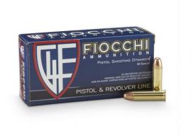 Fiocchi 38Spl 158 Grain Full Metal Jacket 50rd box - 38FIO