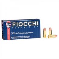 Fiocchi 38 Super 129 Grain Metal Case 50rd box