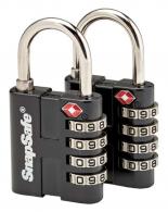SnapSafe TSA Lock Resettable Open With Combination Metal 2 Per Pkg - 76020