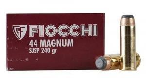 Fiocchi 44 Remington Magnum 240 Grain Jacketed Soft Point - 44AUS Fiocchi 44 Remington Magnum 240 Grain Jacketed Soft Point - 44AUS