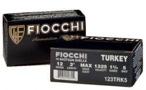 Fiocchi Turkey 12 Ga. 3" 1 3/4 oz, #6 Nickel Plated Lead - 123TRK Fiocchi Turkey 12 Ga. 3" 1 3/4 oz, #6 Nickel Plated Lead - 123TRK