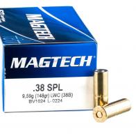 Magtech .38 Spc 148 Grain Lead Wadcutter Magtech .38 Spc 148 Grain Lead Wadcutter