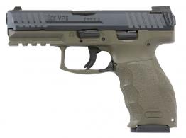 Heckler & Koch H&K VP9 OD Green 9mm Luger Double 4.09 15+1 OD Green Interchangeable Backstrap Grip Black Slide
