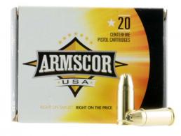 Armscor Precision Jacketed Hollow Point 9mm Ammo 20 Round Box - AC9-7N