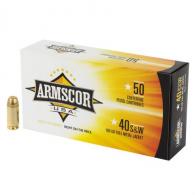 Armscor USA Full Metal Jacket 40 S&W Ammo 50 Round Box - FAC40-2N