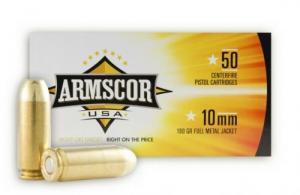 ARMSCOR AMMO 10MM 180GR FMJ 50rd box - FAC10-2N