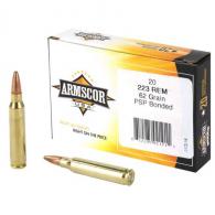 ARMSCOR .223 Remington 62GR PSP BOND 20/1000 - AC223-4N ARMSCOR .223 Remington 62GR PSP BOND 20/1000 - AC223-4N