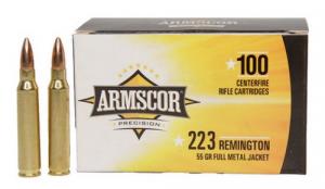 Armscor USA Full Metal Jacket 223 Remington Ammo 55 gr 20 Round Box Armscor USA Full Metal Jacket 223 Remington Ammo 55 gr 20 Round Box