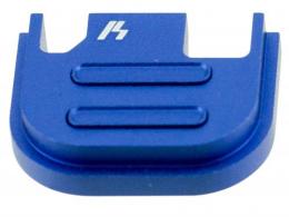 Strike Industries Slide Cover Plate Fits All For Glock Models Except 42/43 V2 Button Aluminum Blue SI-GSP-V2-BLU - GSPV2BLU