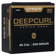 Speer DeepCurl 45Cal 250gr Hollow Point 50 Per Box/5 Case - 4484