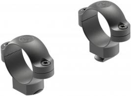Standard Matte Black 1" Medium Rings - 49901