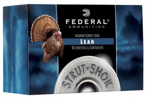 Federal Strut Shok Turkey 12 Ga. 3 1/2" 2 oz, #4 Lead Round - FT1394 Federal Strut Shok Turkey 12 Ga. 3 1/2" 2 oz, #4 Lead Round - FT1394