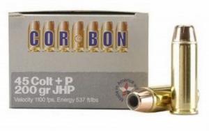 Main product image for Corbon 45 Long Colt 200 Grain Jacketed Hollow Point +P