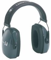Howard Leight Leightning L1 Passive Muff 25 dB Over the Head Charcoal Gray Ear Cups with Padded, Adjustable Black Headban - R01524