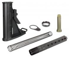 UTG Pro Mil-Spec Stock Assembly AR15/M16 Black Polymer w/Aluminum Tube - RBU6BM UTG Pro Mil-Spec Stock Assembly AR15/M16 Black Polymer w/Aluminum Tube - RBU6BM