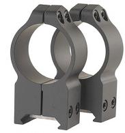 Warne Maxima Vertical Ring Set Fixed Maxima/Weaver/Picatinny Extra High 30mm Tube Matte Black Steel - 216M