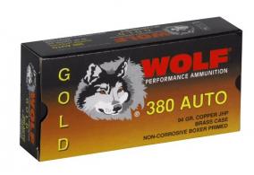 Wolf 380 ACP 94 Grain Hollow Point - G380HP1 Wolf 380 ACP 94 Grain Hollow Point - G380HP1