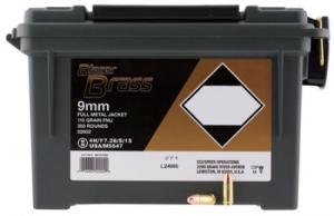 CCI Blazer 9MM 115Gr FMJ 350rnd w/ Ammo Can - 52002 CCI Blazer 9MM 115Gr FMJ 350rnd w/ Ammo Can - 52002