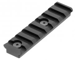 UTG Pro KeyMod Picatinny Rail Section 1-Piece 8 Slot Black Hard Coat Anodized Finish - MTURS04M