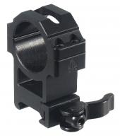 UTG Hi Pro Rings Picatinny/Weaver 30mm High Black Matte Anodized - RQ2W3224