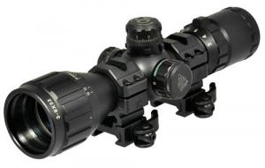 UTG SCPM392AOLW BugBuster 3-9x 32mm Obj 37.70-14.00 ft @ 100 yds FOV 1" Tube Black Finish Illuminated Red/Green Mil-Dot - SCP-M392AOLW