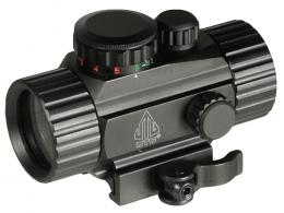 UTG Circle Dot Sight 1x 30mm 4 MOA Illuminated Red/Green Circle Dot CR2032 Lithium Black Hardcoat Anodized - SCPRG40CDQ UTG Circle Dot Sight 1x 30mm 4 MOA Illuminated Red/Green Circle Dot CR2032 Lithium Black Hardcoat Anodized - SCPRG40CDQ