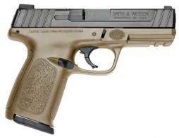 Smith & Wesson SD9 Flat Dark Earth 9mm Pistol - 11998 Smith & Wesson SD9 Flat Dark Earth 9mm Pistol - 11998