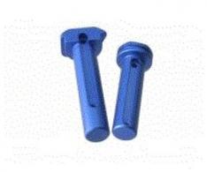 Strike Takedown/Pivot Pins Ultra Light AR-15 Blue Anodized Aluminum - ARULEPTPBL