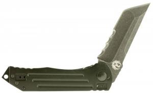 Columbia River 2-Stage Clip 4" 8C13MoV Tanto Black Anodized Aluminum/St - R2102KC