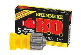 Brenneke 12 Ga. 2 3/4", 1 oz, Knock Out Lead Sabot Slug - SL122KO Brenneke 12 Ga. 2 3/4", 1 oz, Knock Out Lead Sabot Slug - SL122KO