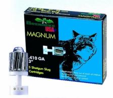 Brenneke 410 Ga. 3" Magnum 1/4 oz Lead Rifled Slug - SL4103M Brenneke 410 Ga. 3" Magnum 1/4 oz Lead Rifled Slug - SL4103M
