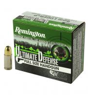 Remington Ammunition Ultimate Defense Full-Sized Handgun 9mm+P 12 - HD9MMD Remington Ammunition Ultimate Defense Full-Sized Handgun 9mm+P 12 - HD9MMD