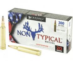 Federal Non-Typical Soft Point 300 Winchester Magnum Ammo 20 Round Box - 300WDT150 Federal Non-Typical Soft Point 300 Winchester Magnum Ammo 20 Round Box - 300WDT150