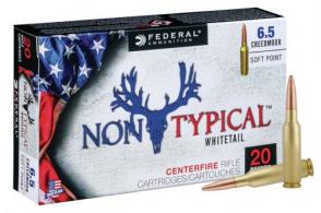 FEDERAL NON TYPICAL 6.5CREED 140GR SOFT POINT 20RD BOX - 65CDT1 FEDERAL NON TYPICAL 6.5CREED 140GR SOFT POINT 20RD BOX - 65CDT1