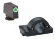 AmeriGlo Ghost Ring Night Sight Set Tritium Green with White Outline Front, Green Rear Black Frame for Glock 20,21,29,30,3 - GL126