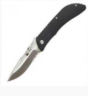 Columbia River Folding Knife w/Serrated Edge Clip Point Blade - 6572