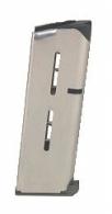 Wilson Combat 7 Round Stainless Steel Magazine For Officer M - 47OXC Wilson Combat 7 Round Stainless Steel Magazine For Officer M - 47OXC