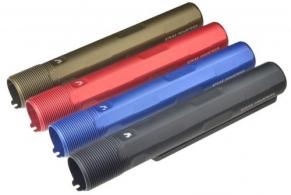 Strike Advanced Receiver Extension AR-15, AR-10 Red Anodized Aluminum - ARARET7RED Strike Advanced Receiver Extension AR-15, AR-10 Red Anodized Aluminum - ARARET7RED