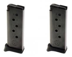 Ruger Magazine for LCP Black .380 Auto 6/rd 2/pk - 90643 Ruger Magazine for LCP Black .380 Auto 6/rd 2/pk - 90643