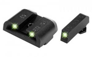 TruGlo Night Square Green Front/U-Notch Rear for Glock Tritium Handgun Sight - TG231G1