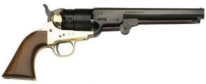 Traditions FR18511 1851 Colt Navy Break Open 44 Cal #11 Percussion 7.37" 6rd Brass Frame Blued Barrel & Cylinder Walnut Grip