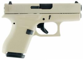 Glock G42 Double 380 Automatic Colt Pistol (ACP) 3.25 6+1 Desert Tan - UI4250201DT
