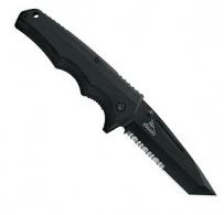 Gerber Folding Knife w/Tanto Blade & Serrated Edge - 01604