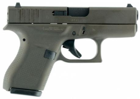 Glock G42 Double 380 Automatic Colt Pistol (ACP) 3.25 6+1 Midnight B