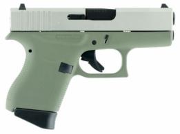 Glock G43 Double 9mm 3.39 6+1 Forest Green Poylmer Grip Stainless - PI4350201FGSA Glock G43 Double 9mm 3.39 6+1 Forest Green Poylmer Grip Stainless - PI4350201FGSA