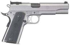 Ruger SR1911 Single 10mm 5 8+1 Black Rubber Grip Stainless - 6739